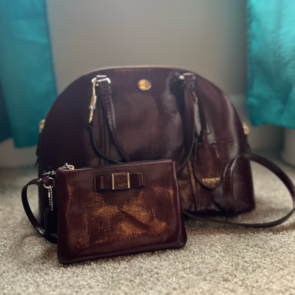 Coach Sherry Peyton Dome Satchel